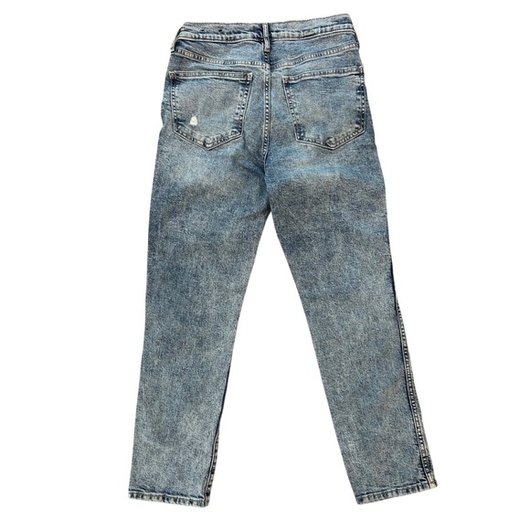 Gap Denim High Rise Vintage Slim Jeans Light Vintage Wash Dark Hilda Size 27 4 - Picture 2 of 6